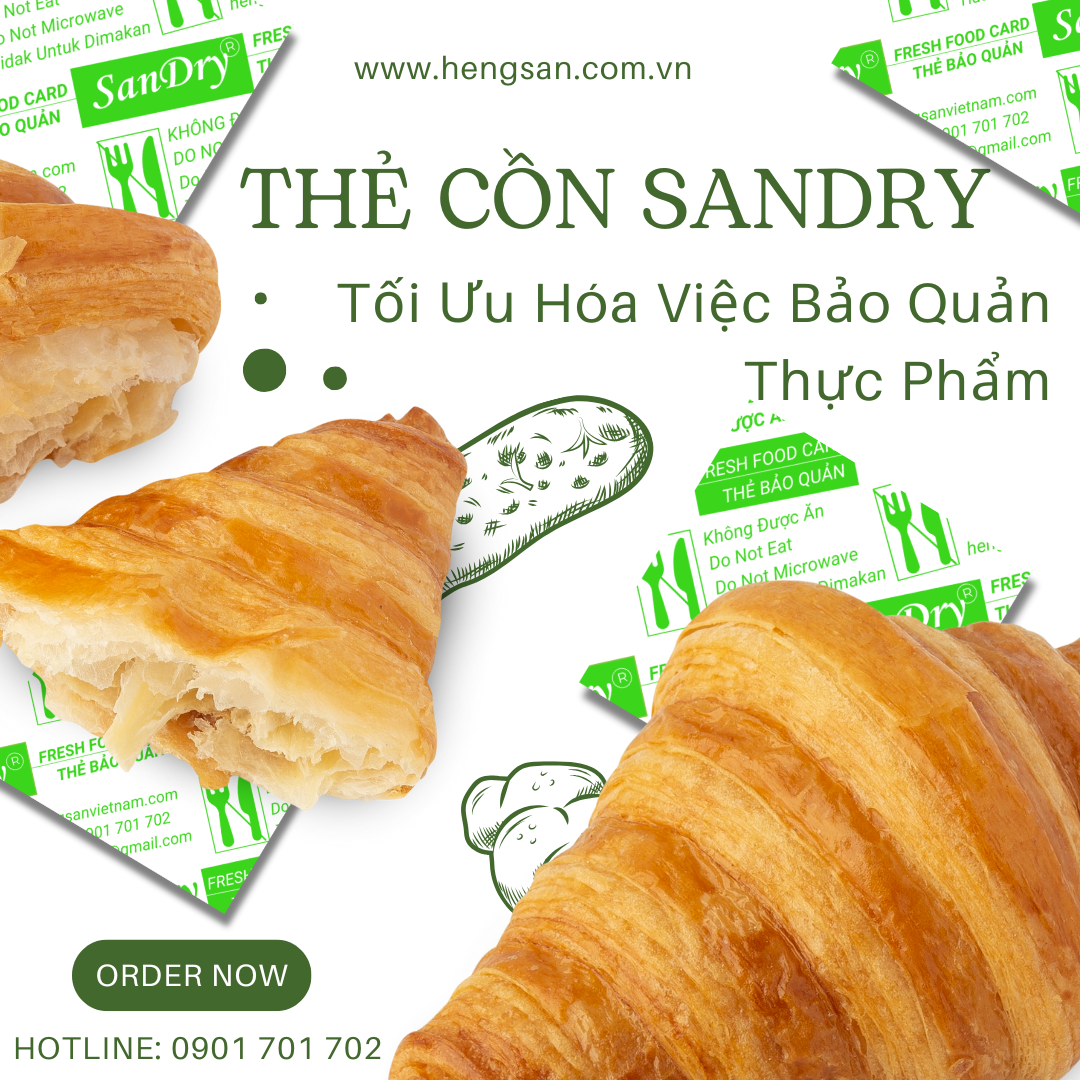 Thẻ Cồn Sandry - Tối Ưu Hóa Việc Bảo Quản Thực Phẩm